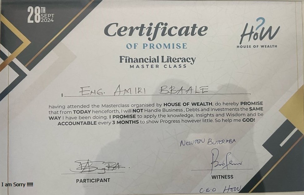 Certificate of Promise